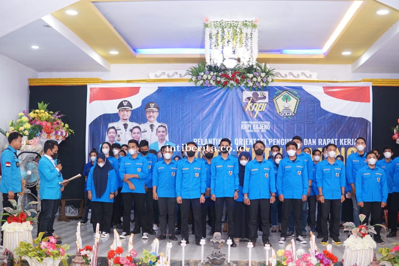 Wujudkan Generasi Emas, DPK KNPI Bajeng Gelar Pelantikan dan Orientasi Pengurus.