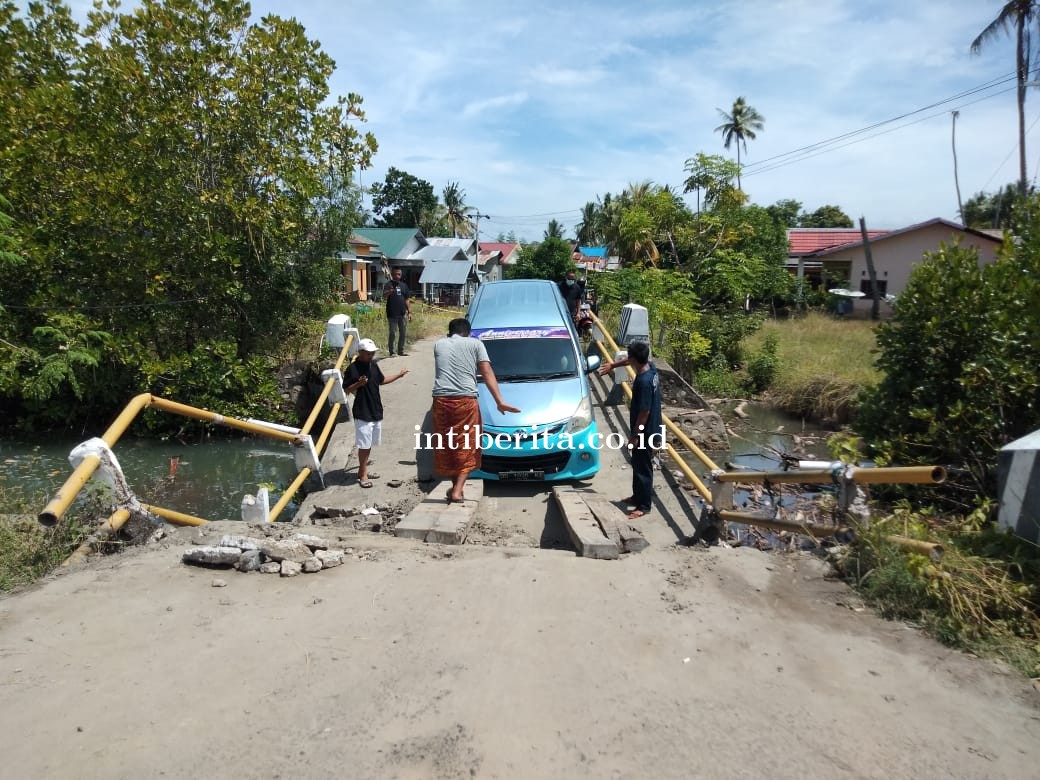 Jembatan Jalan Poros Provinsi Sinjai- Kajang Runtuh, Perekonomian Masyarakat Lumpuh
